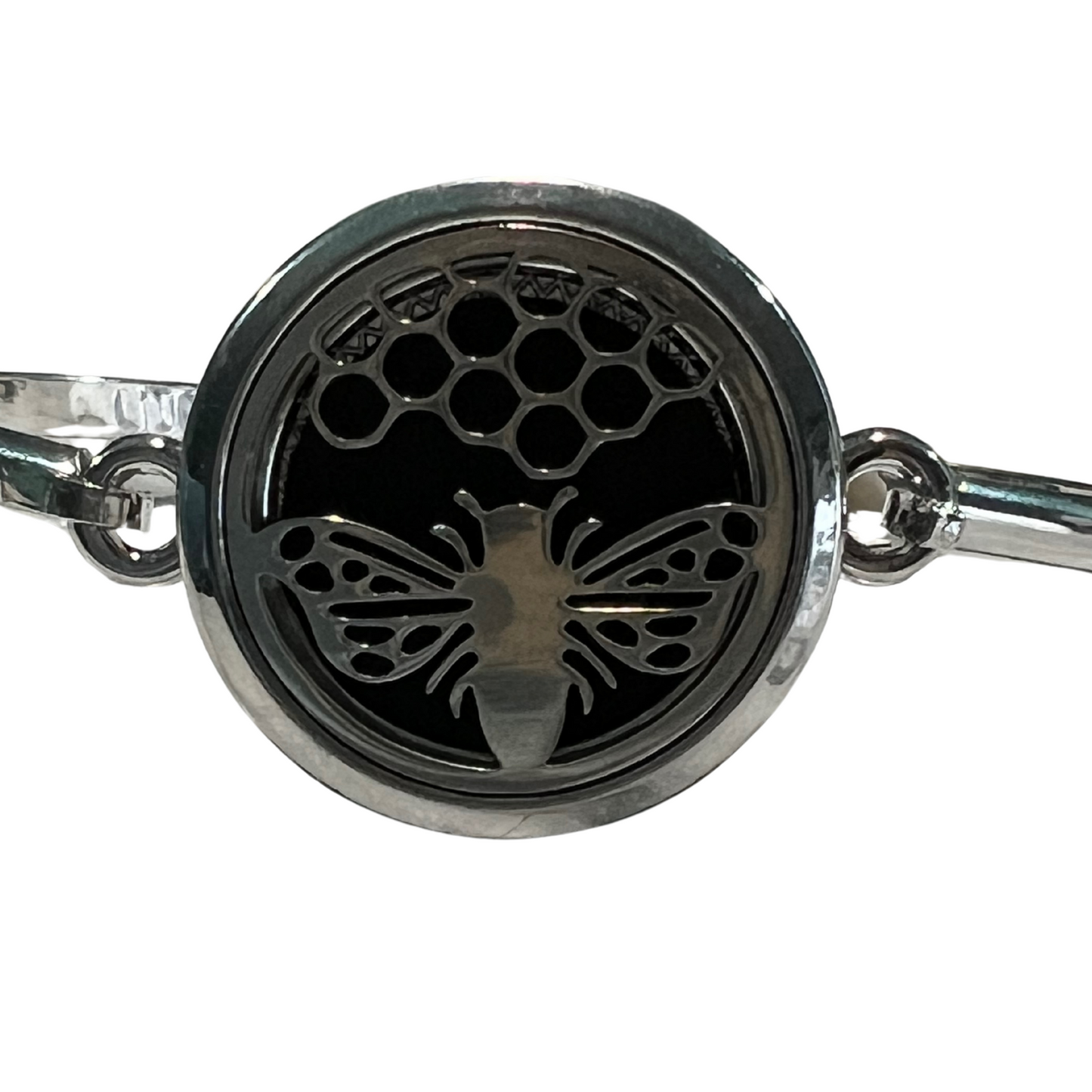 Honey in The Rock Aromatherapy SILVER Bracelet
