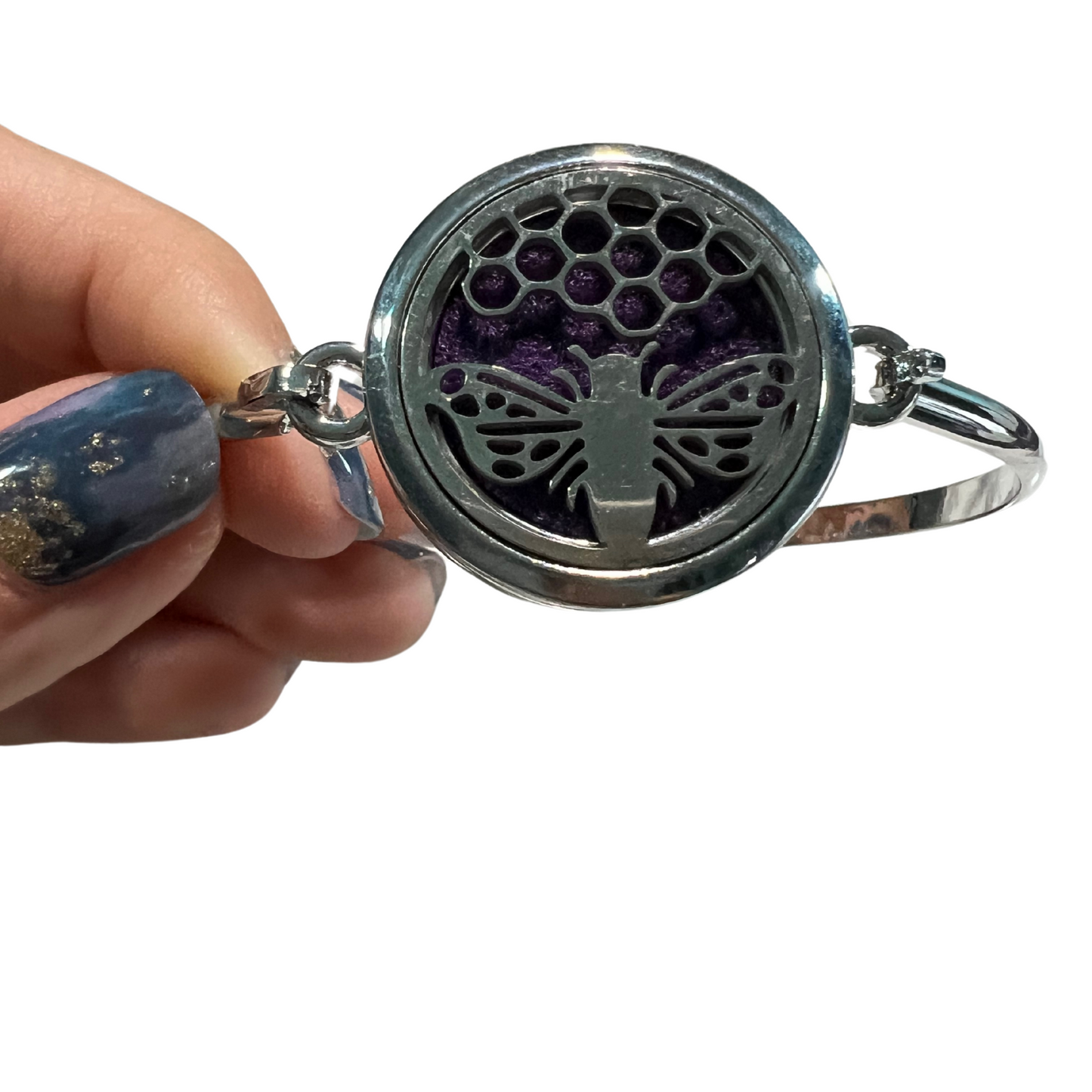 Honey in The Rock Aromatherapy SILVER Bracelet