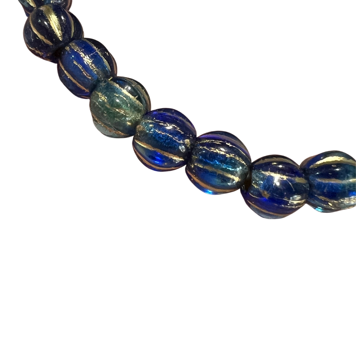 Blossoming Revelation Bracelet With Czech Melon Beads and Hawaiian Beads