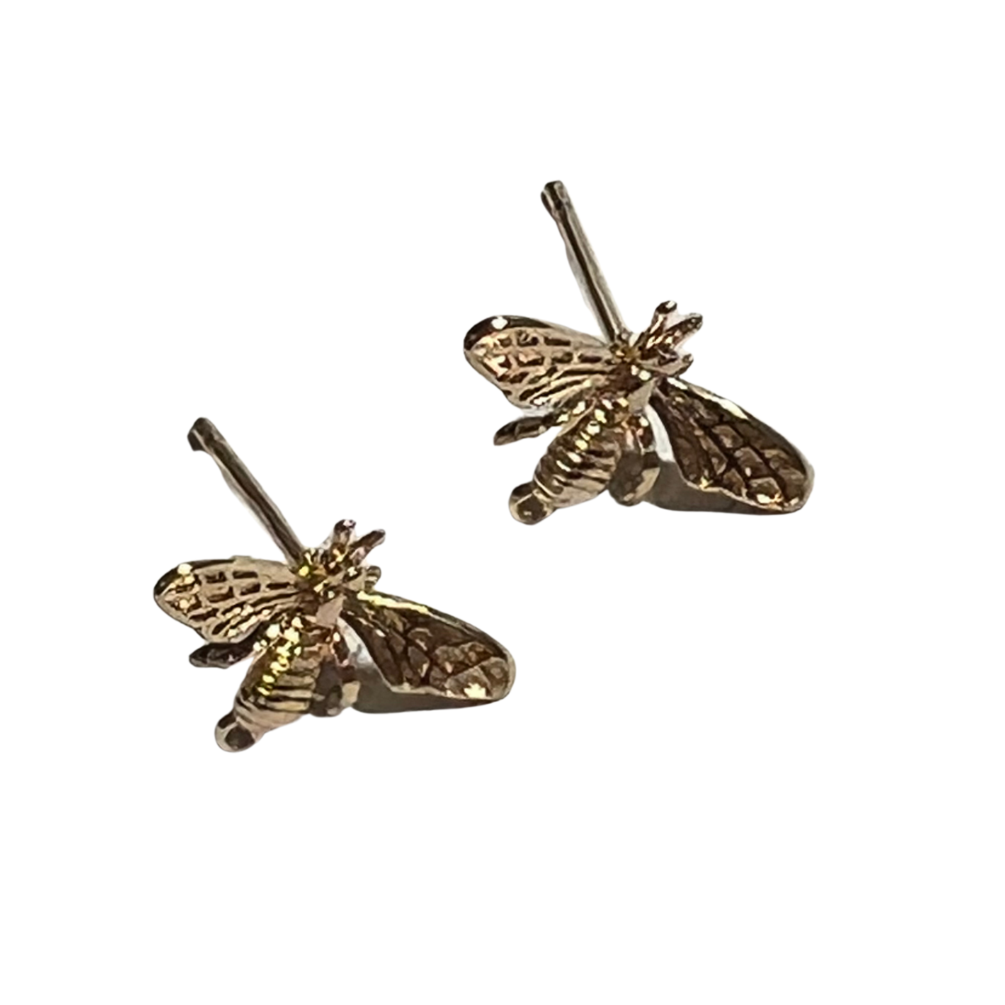 Deborah the Judge 18K Gold-Plated Bee Stud Earrings