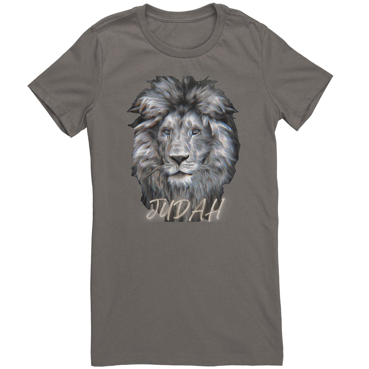 Lion of Judah T-Shirt- Purple, Army, Asphalt