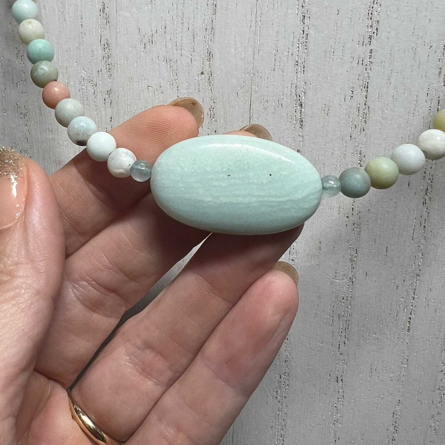 Refreshing Waters Amazonite Prophetic Necklace