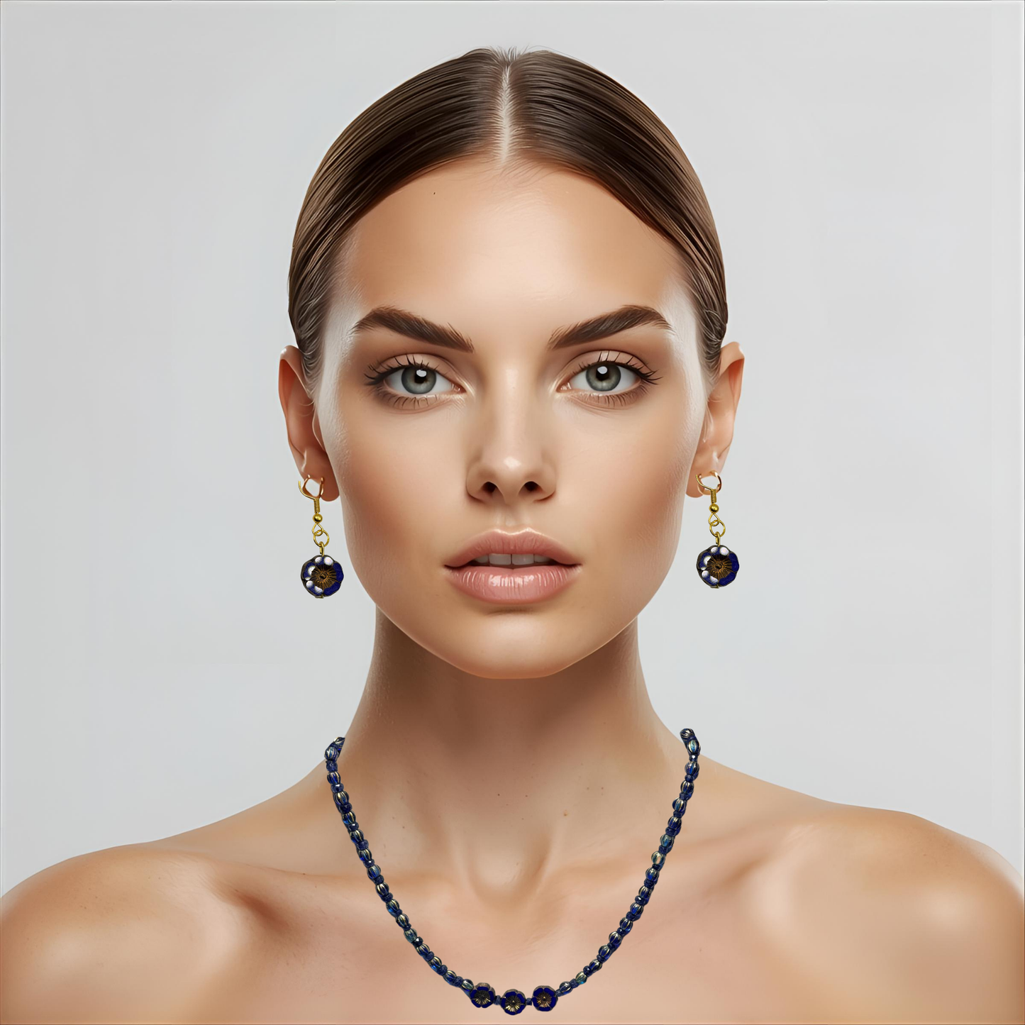 The Spirit of Wisdom AAA Sapphire Jewelry Set | Job 28:6- Collector's Set