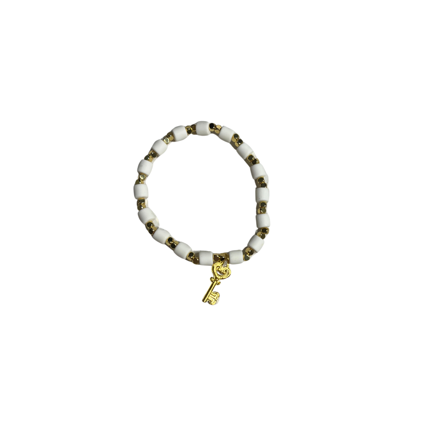 Key of Promise Bracelet with 18K Gold Findings