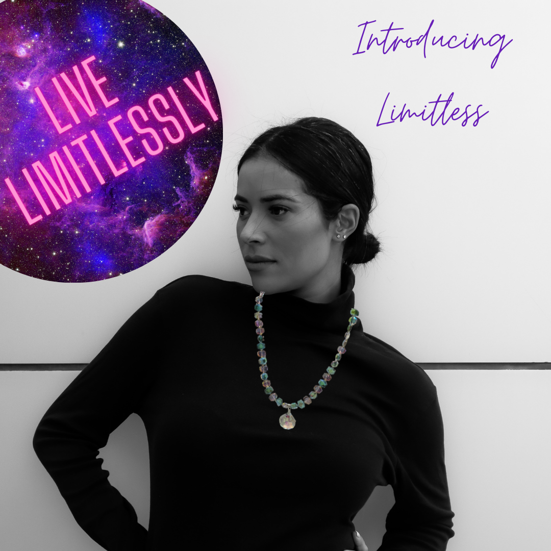 Limitless Rainbow Faceted Hexagon Glass Necklace With Faceted Pendant