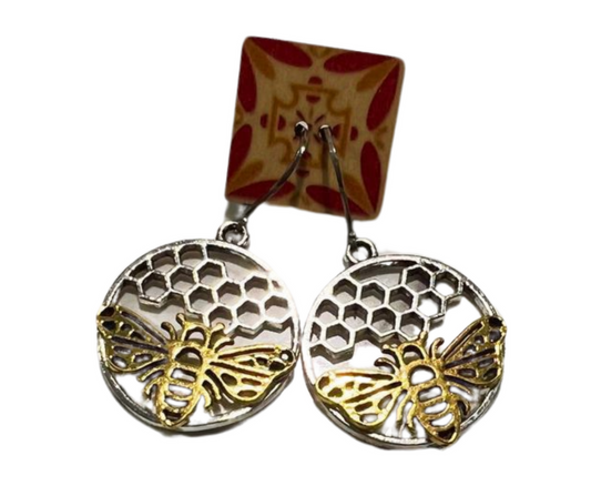 Deborah Gold Tone Earrings
