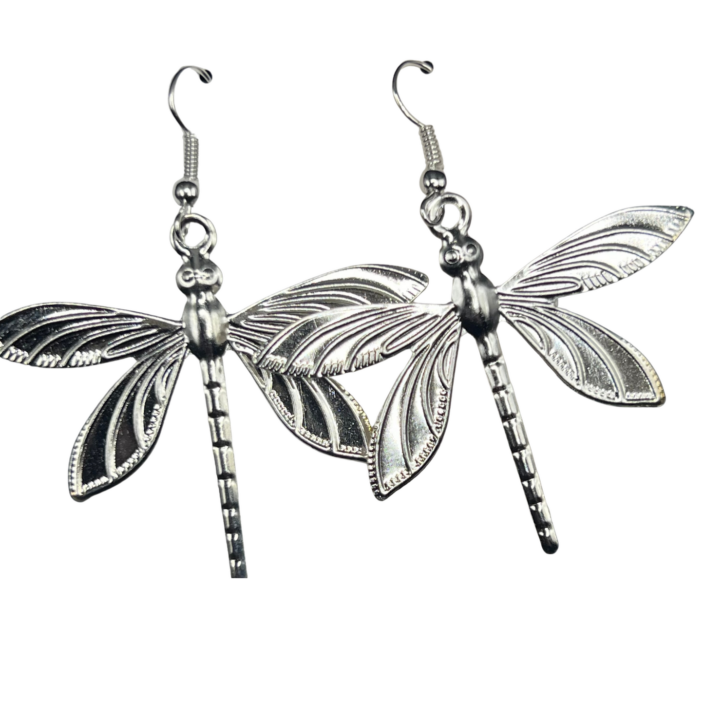 Dragonfly Silver Earrings