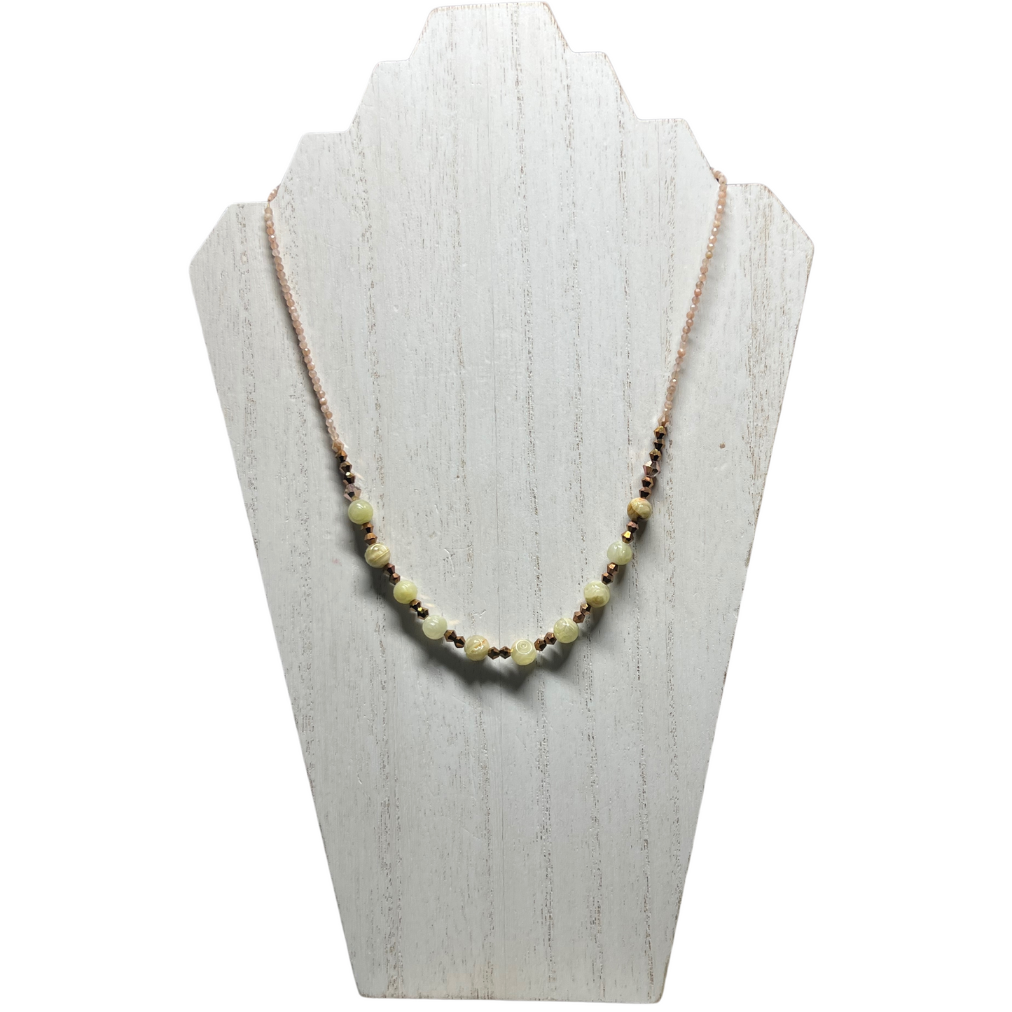 Infinite Prophetic Necklace with Moonstone and Copper