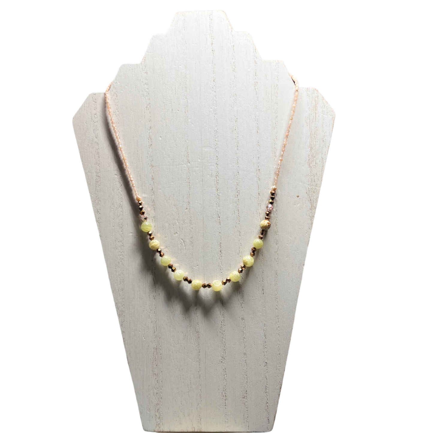Infinite Prophetic Necklace with Moonstone and Copper