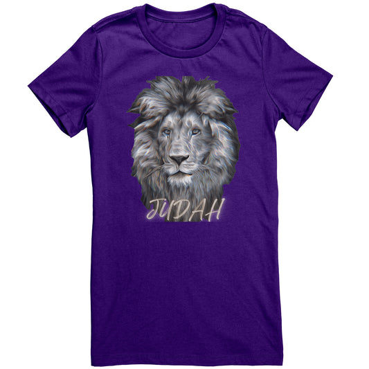 Lion of Judah T-Shirt- Purple, Army, Asphalt