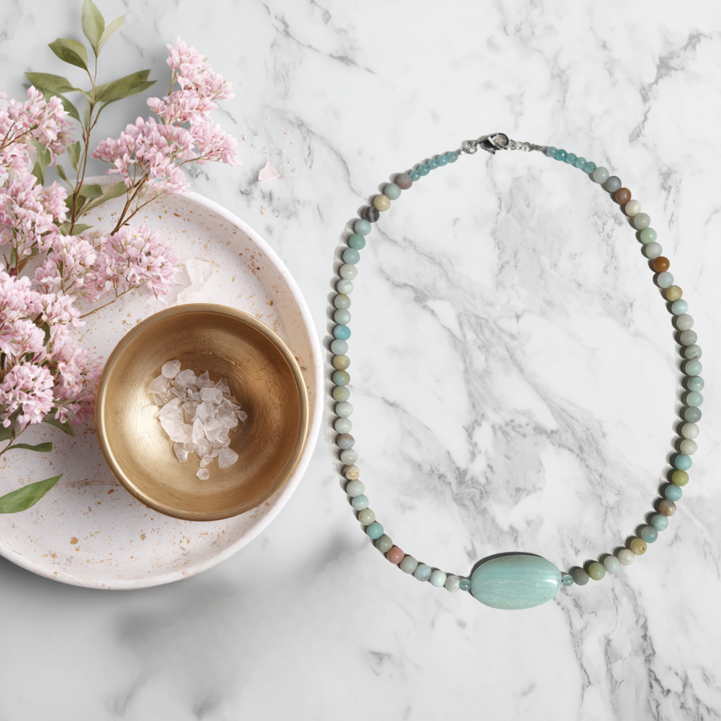 Refreshing Waters Amazonite Prophetic Necklace