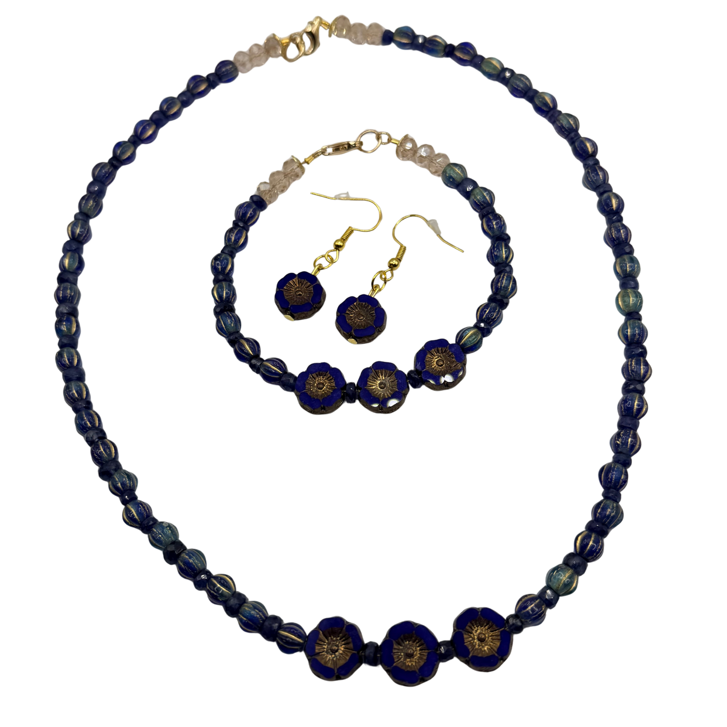 The Spirit of Wisdom AAA Sapphire Jewelry Set | Job 28:6- Collector's Set
