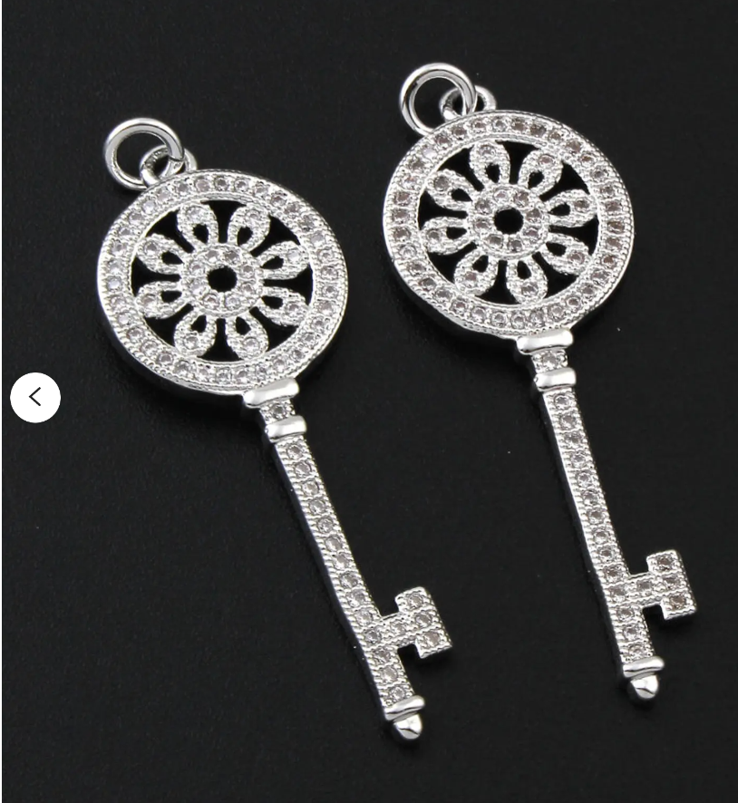 I Hold The Keys- The Keys to the Kingdom Sterling Silver Filled Necklace